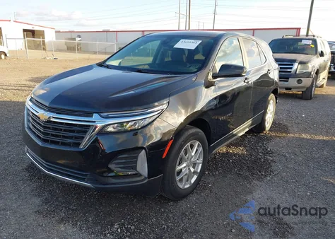 2022 Chevrolet Equinox Fwd Lt из США, поврежденный, VIN 3GNAXKEV3NL196856